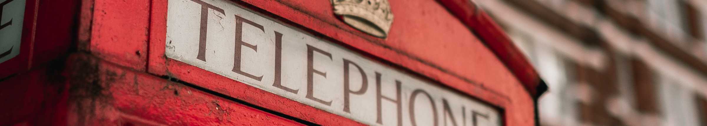 Britisch Red Telephone Box
